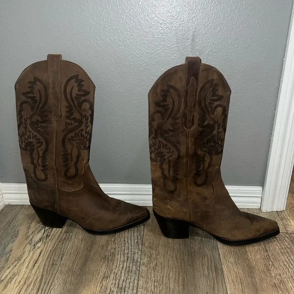 Jeffrey Campbell Dagget Boot Brown Wash - Picture 3 of 6